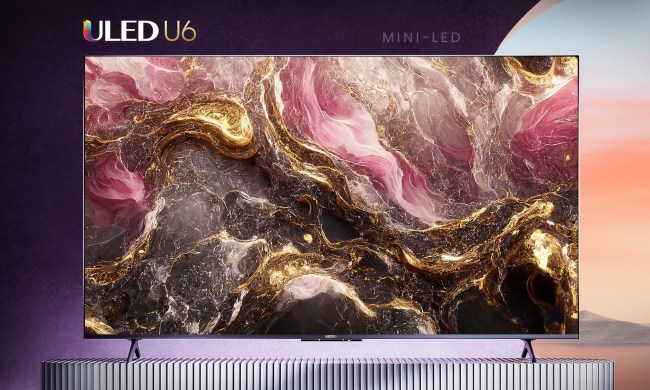 Hisense U6K mini-LED TV.