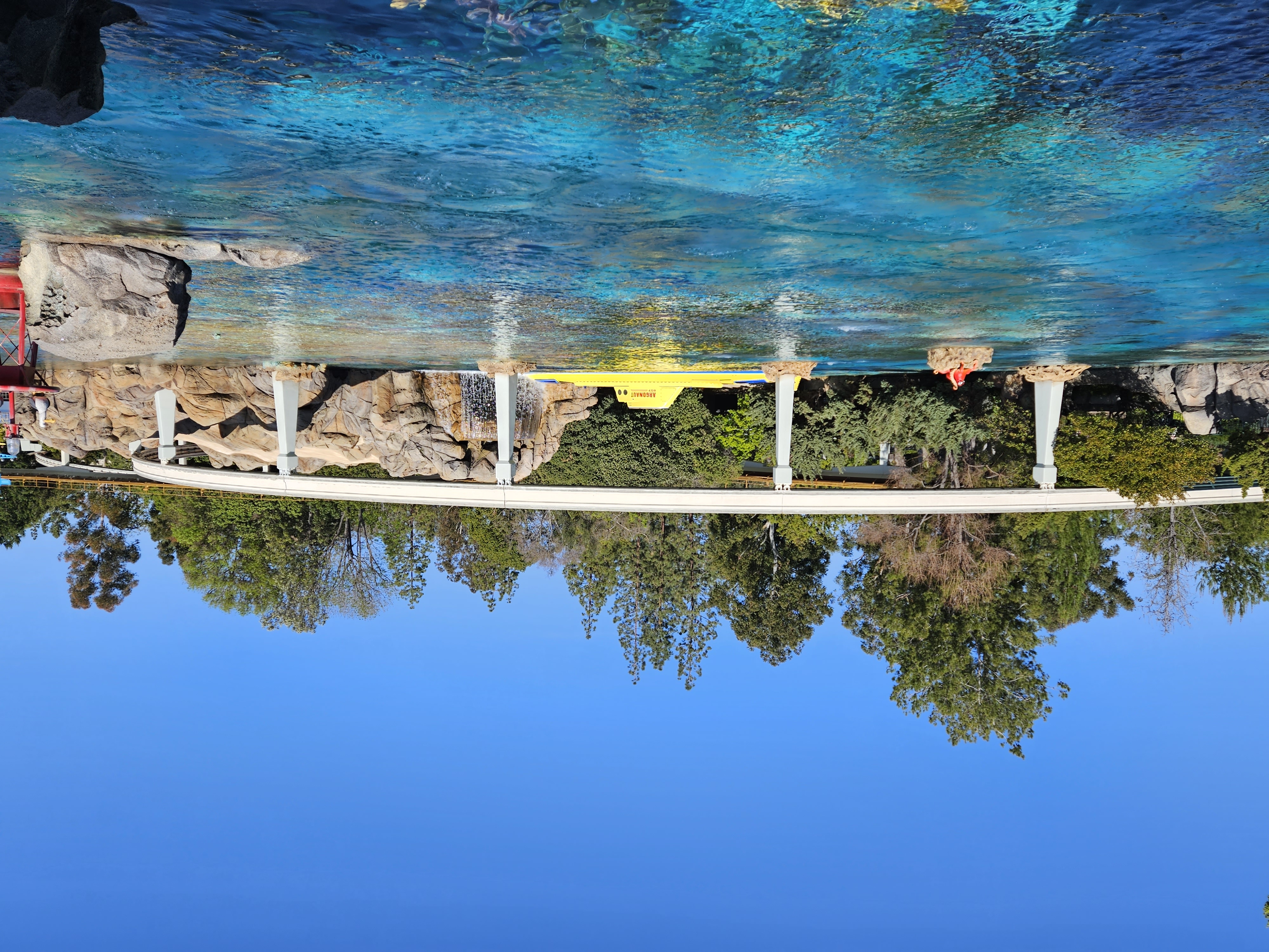 A photo of the Finding Nemo submarines taken with the Samsung Galaxy S23