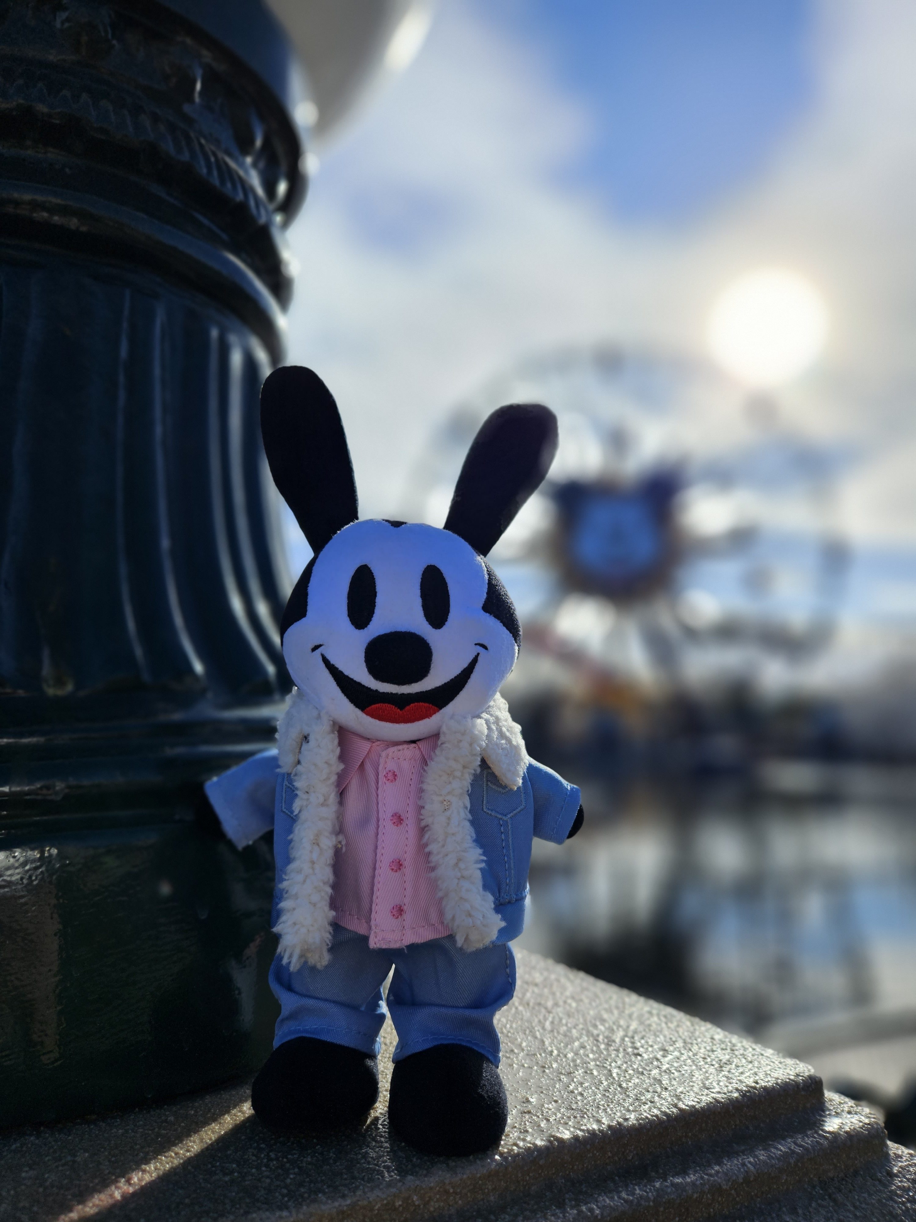 Oswald nuiMOs at Disney California Adventure portrait mode photo
