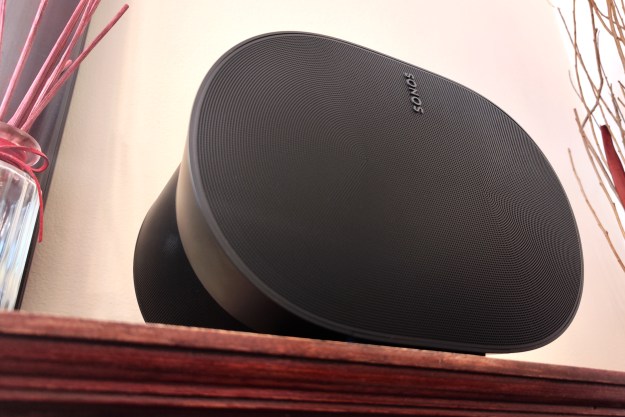 Sonos Era 300 seen from below.